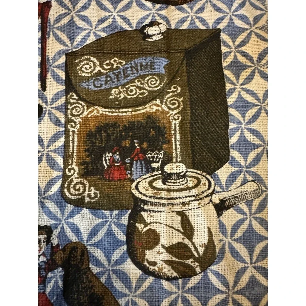 Vintage Kay Dee Country Antiques Auction Linen Tea Towel Sewell Jackson NEW